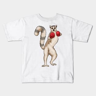 Lemurs Boxer Boxing gloves Boxing Kids T-Shirt